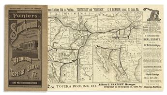 (RAILROADS.) Atchison, Topeka and Santa Fe Railroad. Pointers on the Southwest.